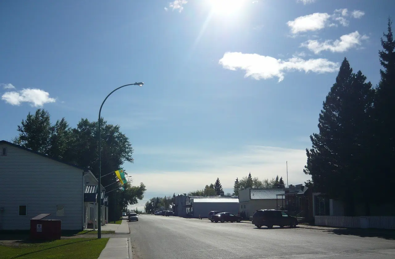 Railway Street business district, 2009